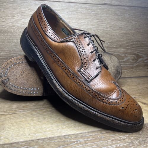 Florsheim Imperial Shoes Kenmoor Vintage V-Cleat Long Wing Florsheim Imperial Shoes Kenmoor Vintage V-Cleat Long Wing