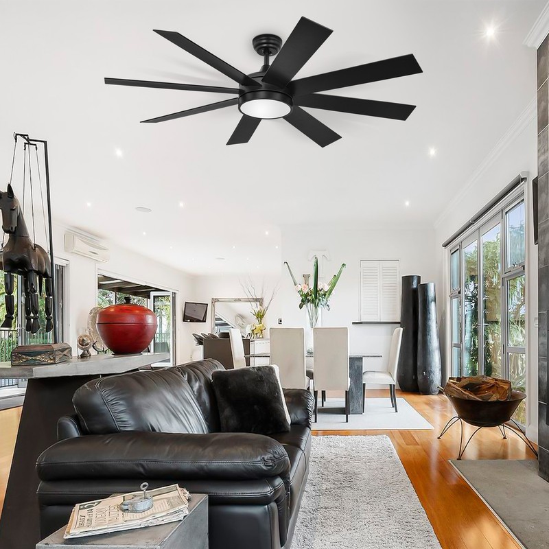 Home Decorators Ceiling Fan Light & Remote Control LED Chandelier Lamp