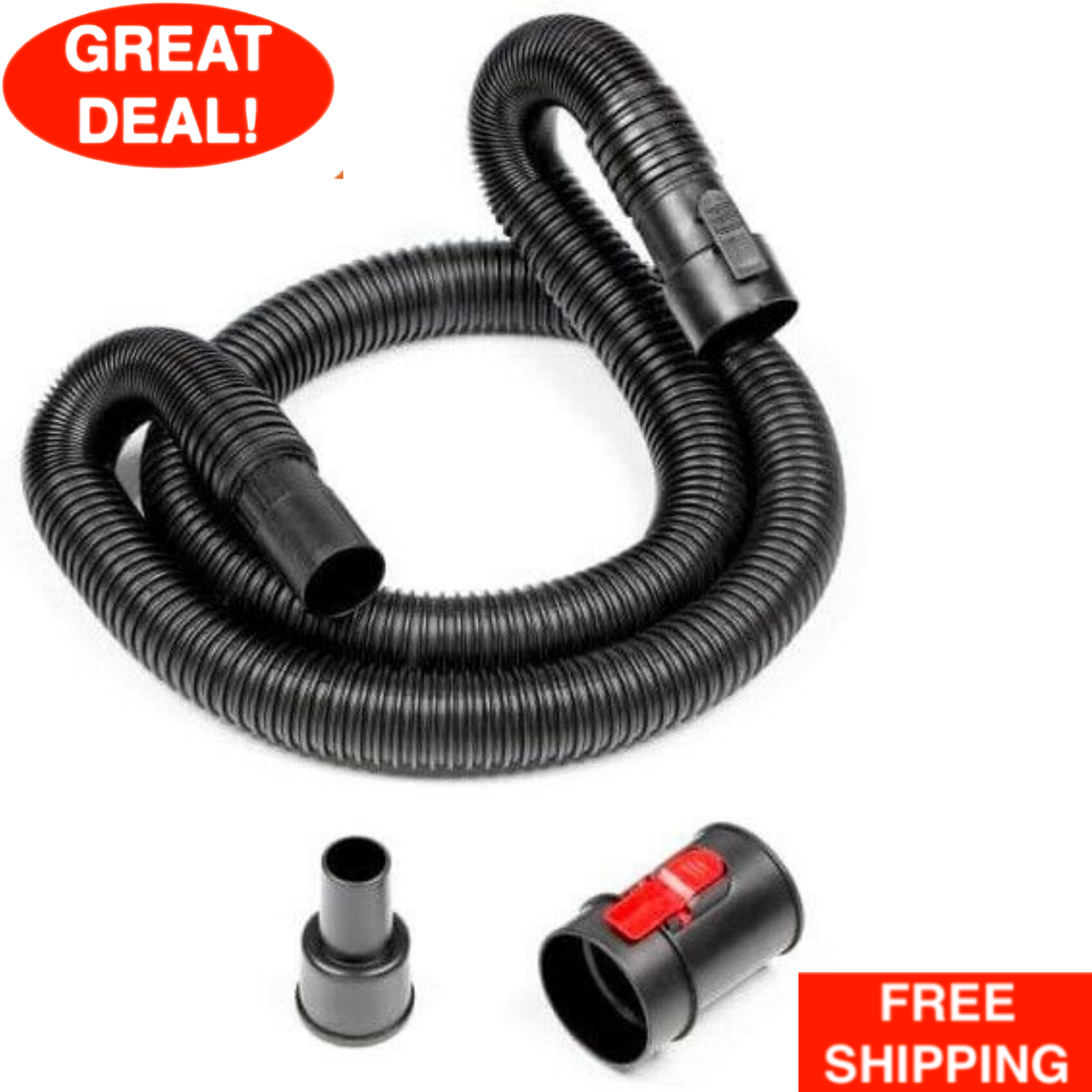 Rigid Wet Dry Vacuum Universal Hose Wet Dry Vac Replacement Attachment Lock Tube