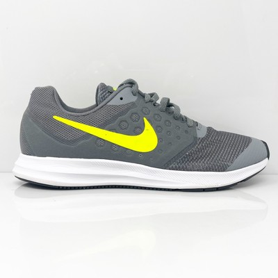 Nike Boys Downshifter 7 869969-002 Серые кроссовки для бега Размер 7Y, Серый, Downshifter 7