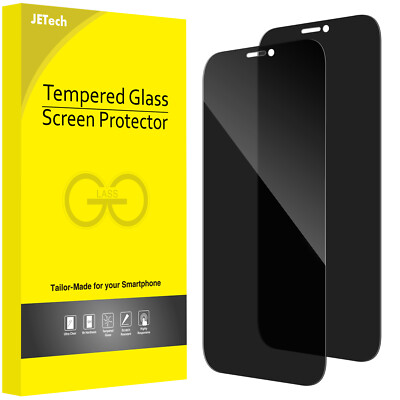 Privacy Full Coverage Screen Protector for iPhone 12/12 Pro 6.1-Inch, 2-Pack