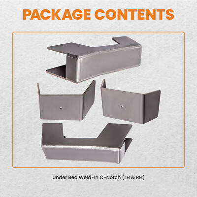 Under Bed Weld In C-Notch for Chevrolet Silverado 1500 Pickup 2007-2018