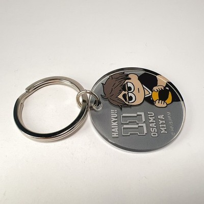 Osamu Miya Haikyuu Jirori Trading Acrylic Keychain Official Japan