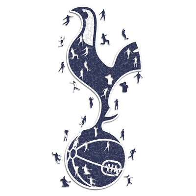 Tottenham Hotspur Crest Wooden Puzzle Size L 500PCS 14.4 x 33.3 New