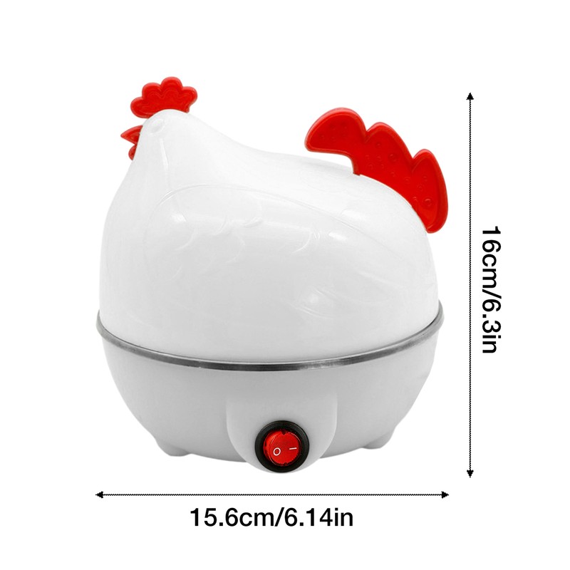 White Yellow Egg Cooker Made Of Food-grade PP Enjoy Delicious Eggs Anti-heat
