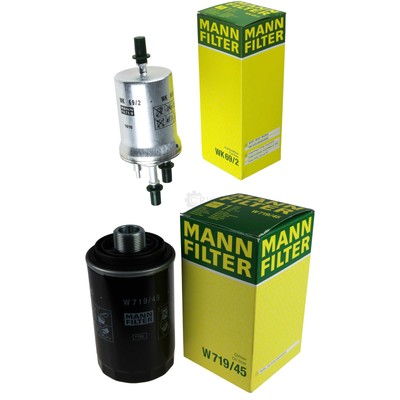 MANN-FILTER PAKET Luft Innenraum Öl Kraftstoff VW EOS 1F7 1F8 2.0 TFSI