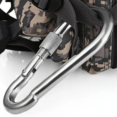 Heavy Duty Steel Carabiner Snap Hook Clip Screw Lock DIN 5299D