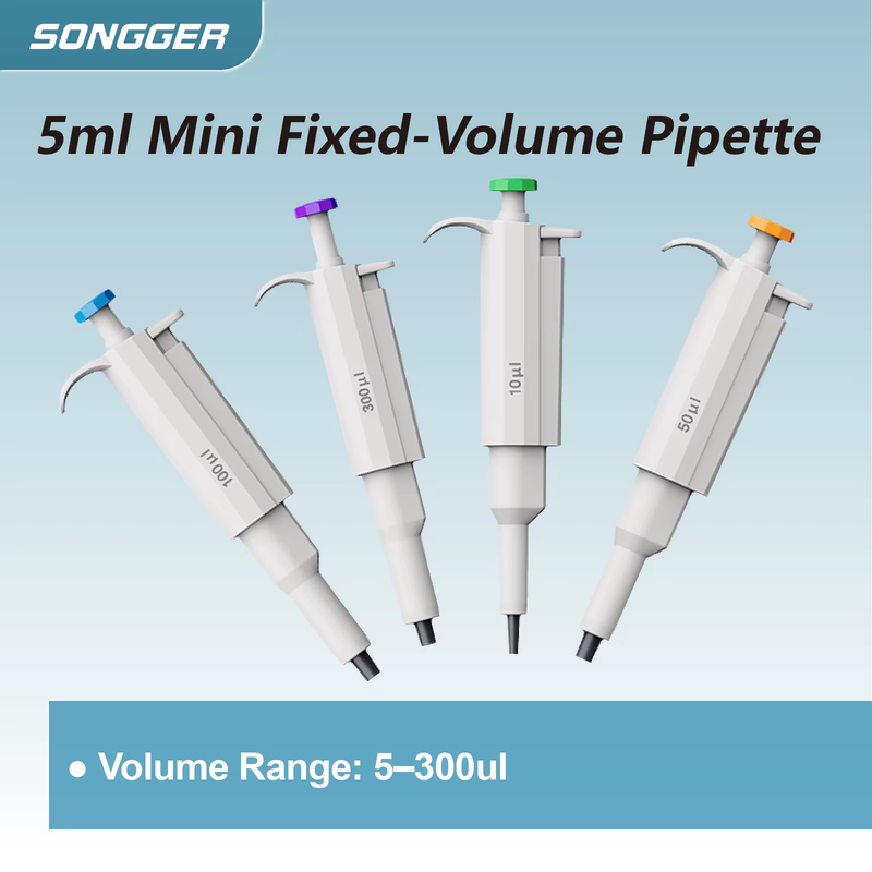 Laboratory Mini Micropipette Adjustable Pipette Gun 5ul 10ul 50ul 100ul 200ul 30