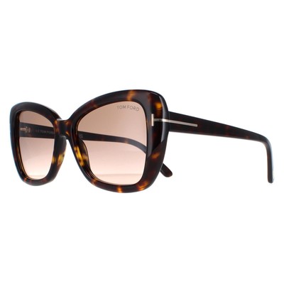 TOM FORD TOM FORD FT1008-52F-55 DARK HAVANA SUNGLASSES