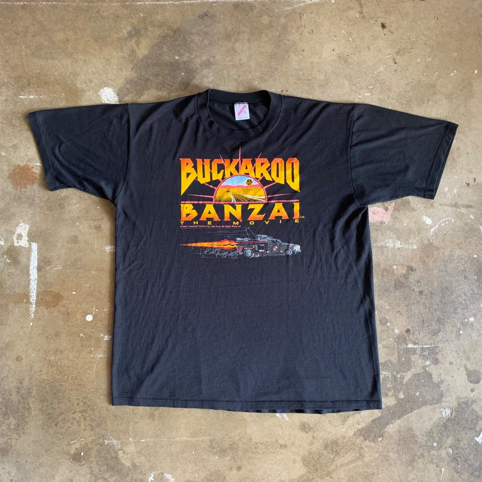 正規品販売！ 1984 ORIGINAL VINTAGE T PROMO MOVIE BANZAI BUCKAROO 80s トップス