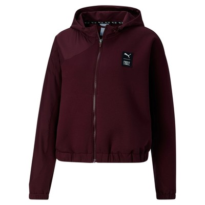 

Puma First Mile X Full Zip Training Jacket Womens Purple Casual Athletic Outerwe, Фиолетовый, Puma First Mile X Full Zip Training Jacket