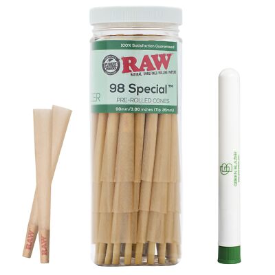 RAW Cones Classic 98 Special: 100 Pack 