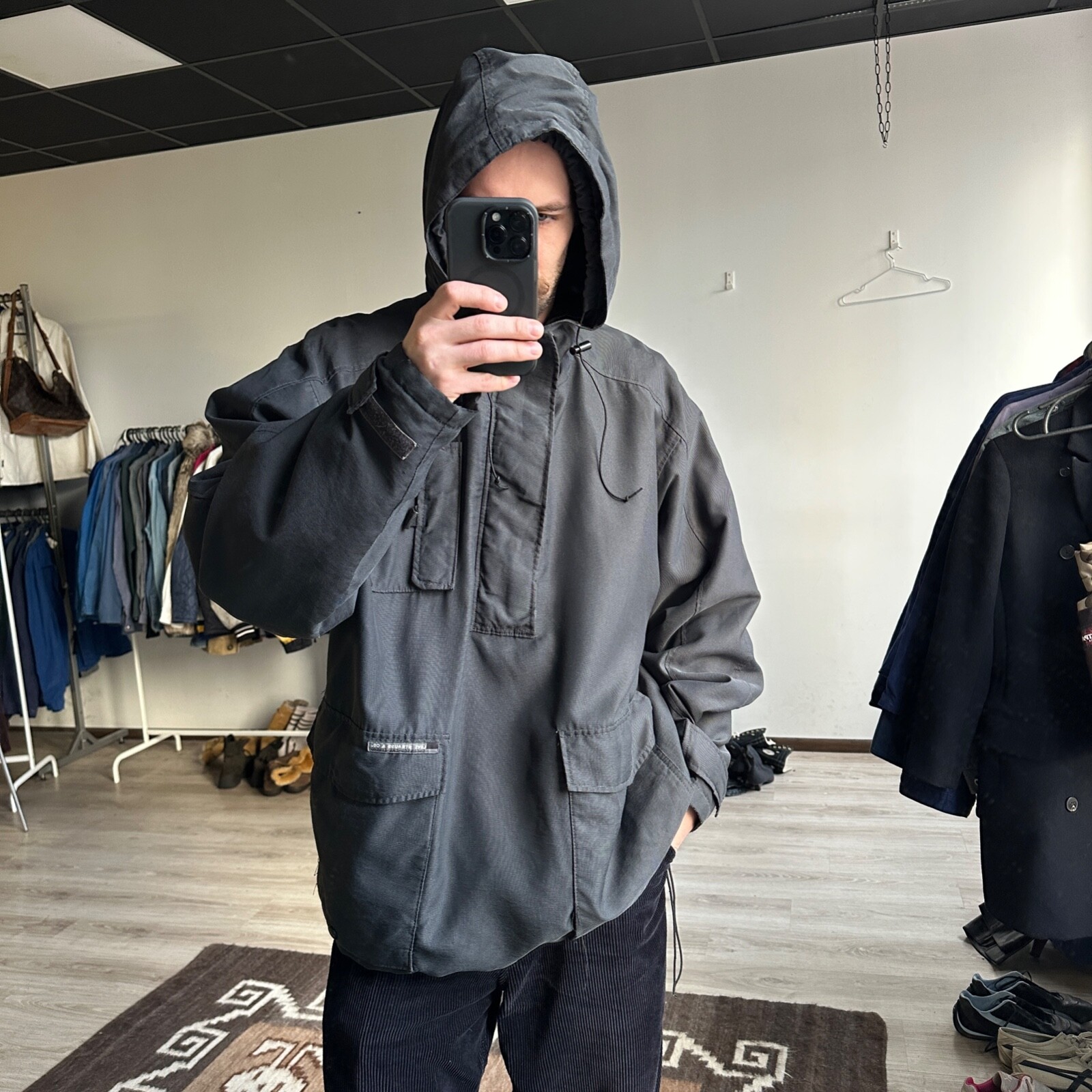 used】Liberaiders LR ANORAK JACKET L Liberaiders LR Half Zip