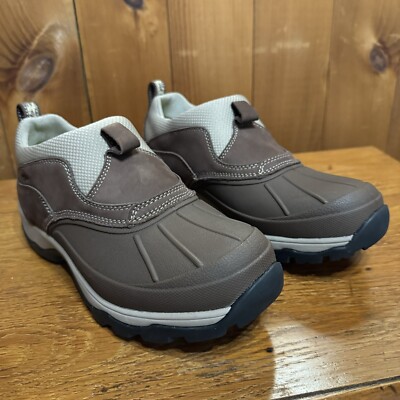 NEW L.L. Bean 290496 Storm Chaser Brown Slip-On Duck Boot Shoes Women's US 9.5 M