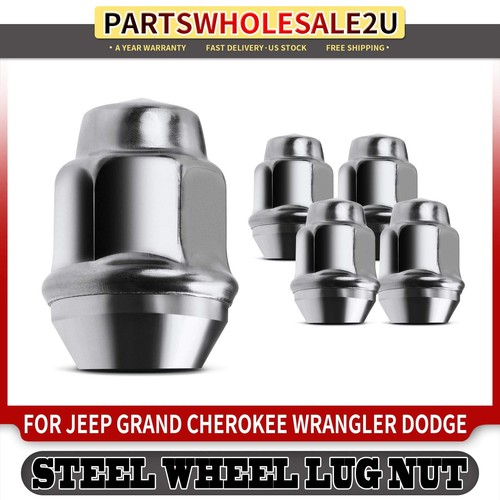 5x Front or Rear Wheel Lug Nut for Chrysler Newport Jeep Grand Cherokee