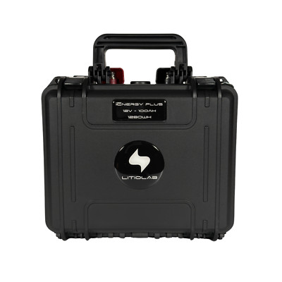 LitioLab  iEnergy Plus - 12v  100Ah  1280Wh Batteria Litio Portatile LifePO4