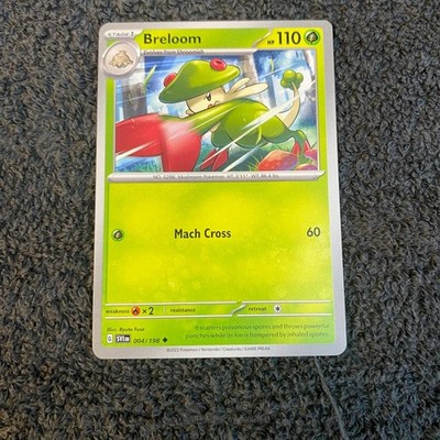 Breloom 004/198 Uncommon Scarlet & Violet Pokemon Near Mint