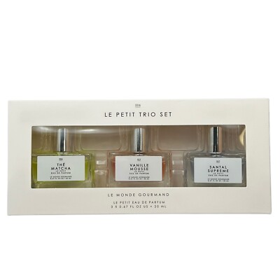 LE MONDE GOURMAND Le Petit Trio Layering 3 (0.67 fl oz) assorted fragrances
