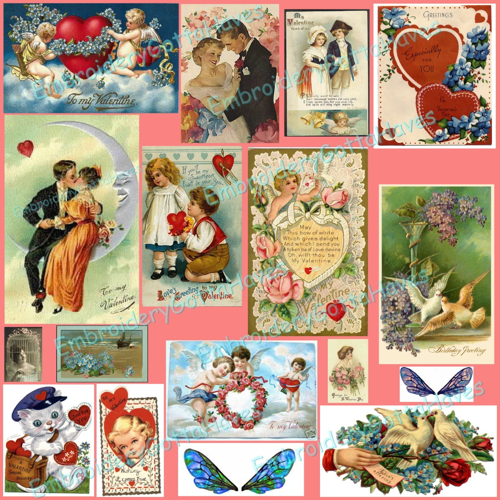 ??50,000 Digital Clip Art USB Vintage Images Ephemera Scrapbook Collection 15 GB