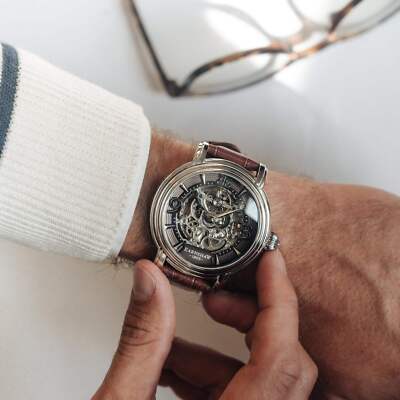 Pre-owned Thomas Earnshaw Longcase Automatic Gray Watch - Brand