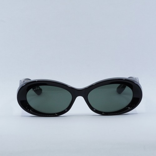 Pre-owned Gucci Gg1527s 001 Black/grey 54-17-145 Sunglasses Authentic In Gray