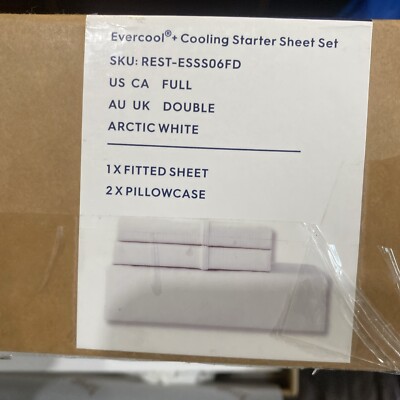 READ DESCRIPTION REST Evercool+ Starter Sheet Set 3 PCS Sheets Arctic White FULL