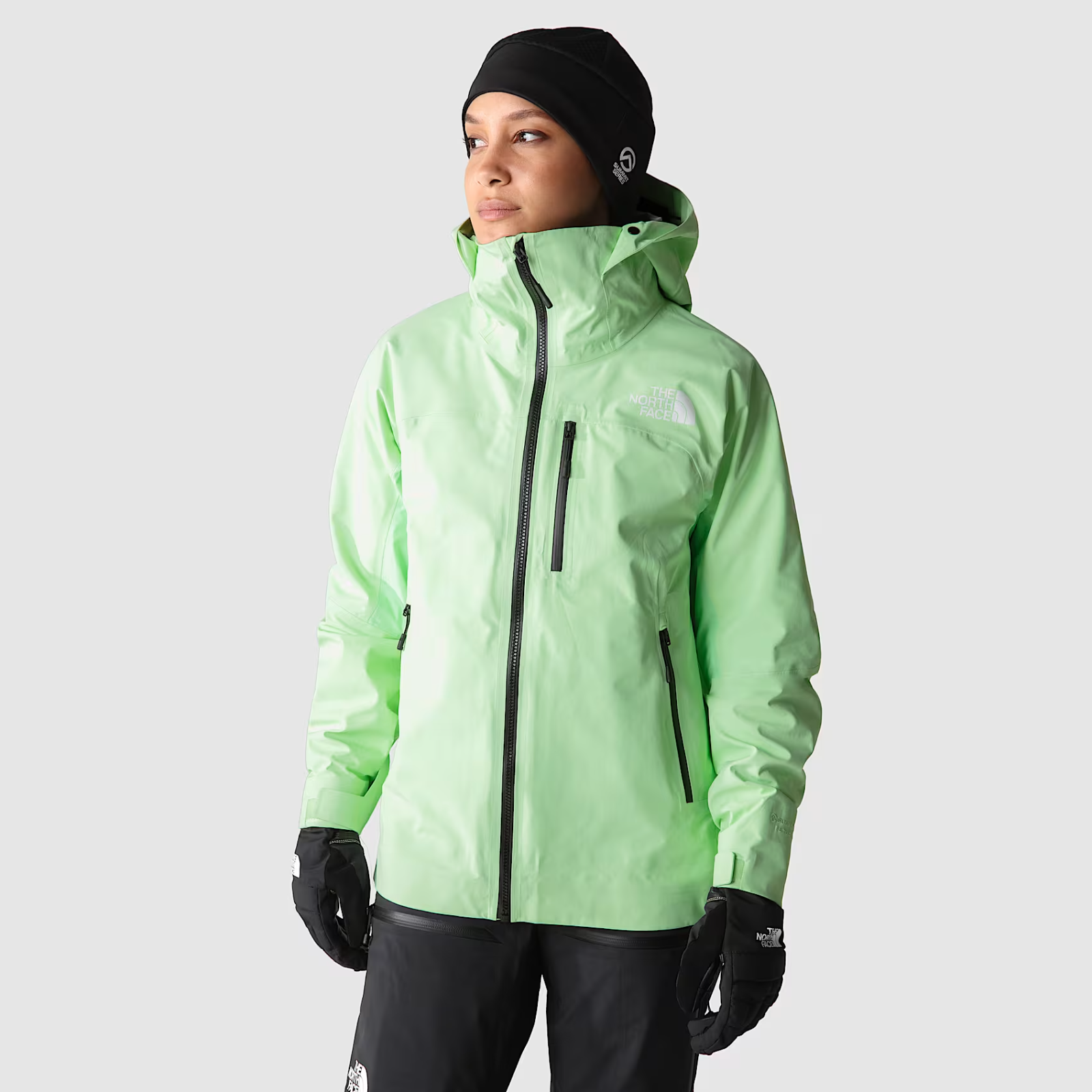 Pre-owned The North Face Torre Egger Futurelight Summit Ski Zip Jacket Women's Size L In Patina Green