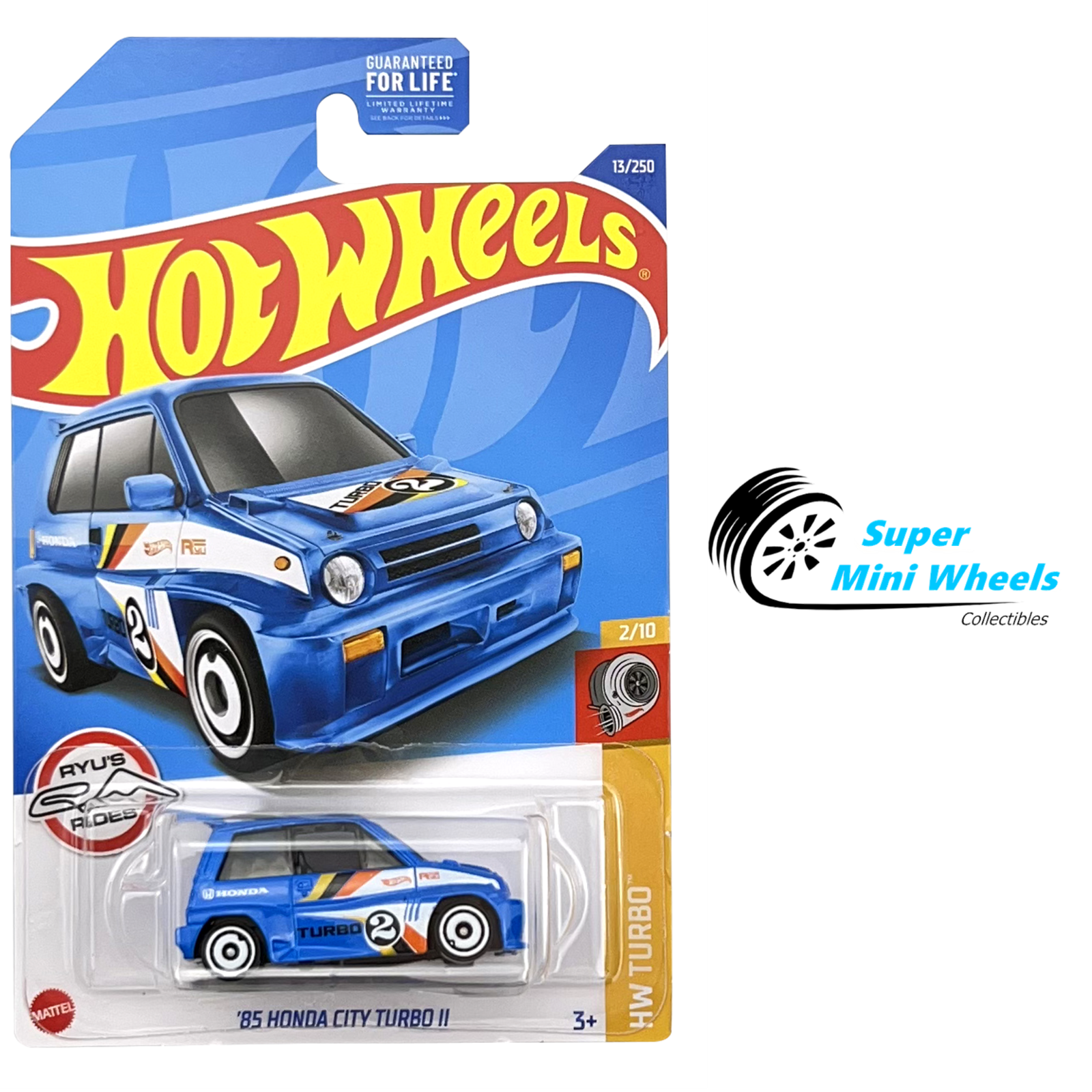 Hot Wheels 2022 #13 - '85 Honda City Turbo II (Blue) | eBay