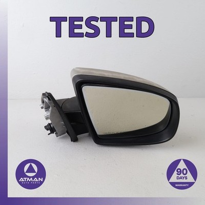 BMW E70 X5 Right Passenger Side Rear View Door Mirror Beige OEM