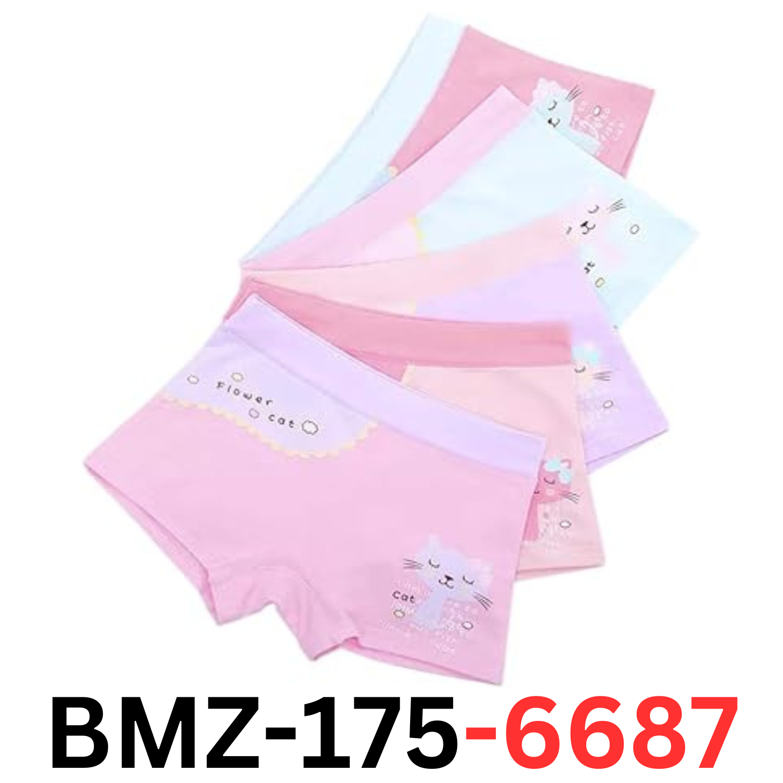 Core Pretty Girls Cotton Underwear Soft Boy Shorts Kids Comfortable Briefs 2-4T
