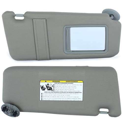 2pcs For Toyota Camry 2007-2011 Gray Sun Visor Pair Left & Right 2.4 2.5 3.5L