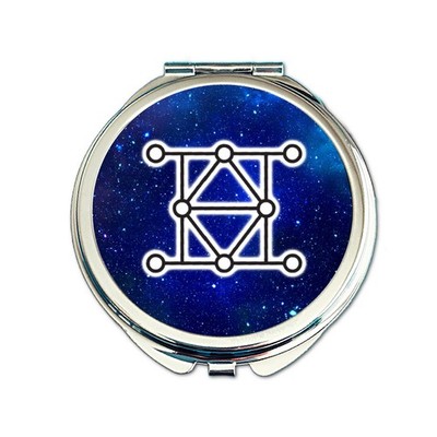 Gemini Pocket Mirror. Zodiac Star Sign Gift. Astrology Horoscope Lovers Compact.