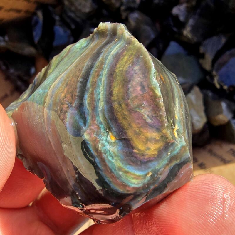 Jaw Dropping Velvet Obsidian Rough Flatrate