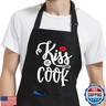 Jpayxese Chef Aprons for Men Women, Funny Kiss the Cook Apron for Grilling, Birthday Gifts from Daughter Son, Cooking Gifts for Men Dad Husband Father in law Fathers Day Christmas