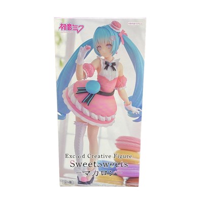 Hatsune Miku Figure Exceed Creative Sweet Sweets Macaron Furyu Japan Prize