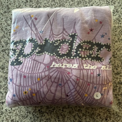 Sp5der hoodie Purple Açaí Size Large 100% Authentic!!
