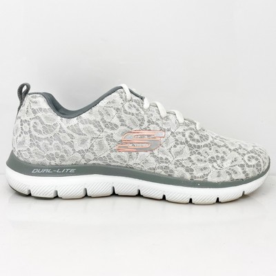 

Skechers Womens Lite Weight 12770 Серые кроссовки Кроссовки Размер 8.5, Серый, Lite Weight