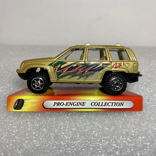 Pioneer Pro-Engine Jeep Grand Cherokee 1:64 Diecast SUV Gold | eBay