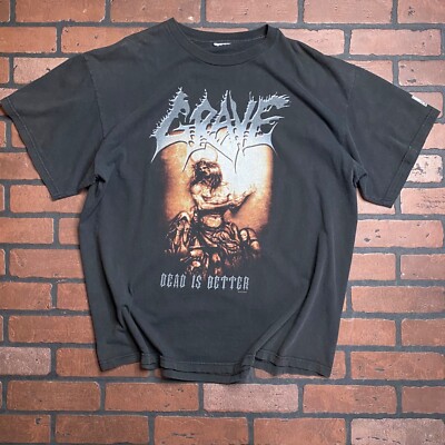 Vintage ''Grave Dead Is Better'' 2003 Tour Metal Band T-Shirt