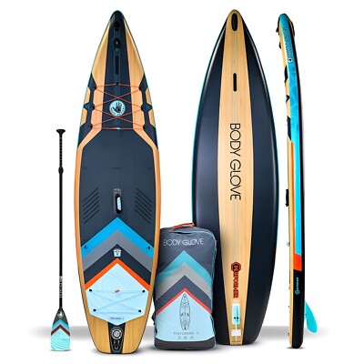 BODY GLOVE, PERFORMER 11, Paddleboard &ELECTRIC PUMP, SUP Stand Up Paddle Board
