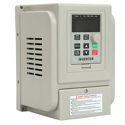 Variable Frequency Drive VFD Speed Controller For Single Phase 0.75kW AC Motor