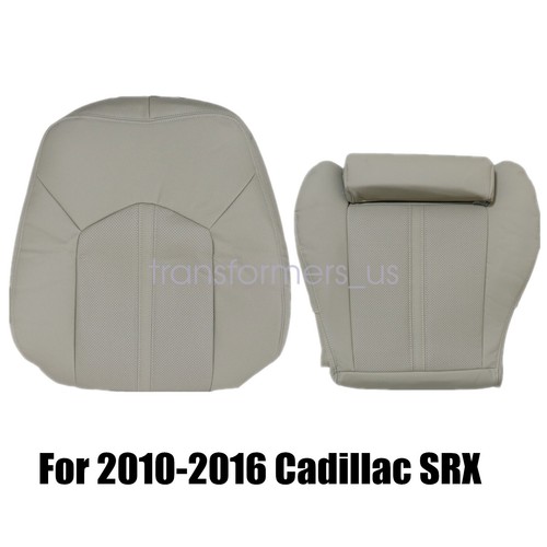For 2010-2016 Cadillac SRX Driver Bottom / Top Perforated Leather Seat Cover