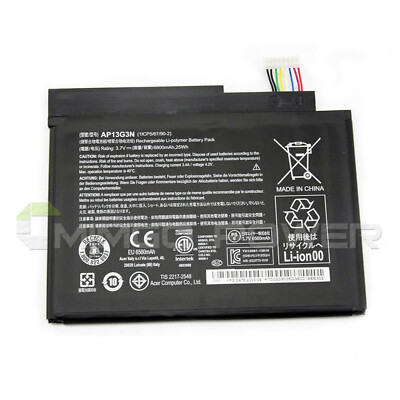 New Genuine AP13G3N 3.7V 25Wh Battery for Acer Iconia W3-810 W3-810P 8' Tablet