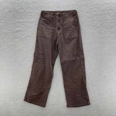 American Eagle Jeans Women 4 Copper Brown Stovepipe Boho Y2K Preppy Military