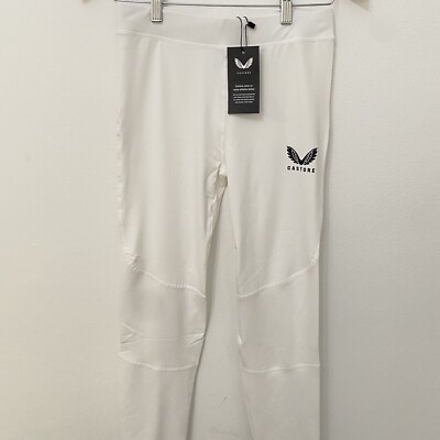 Castore White Baselayer Women s Leggings UK 10 Medium