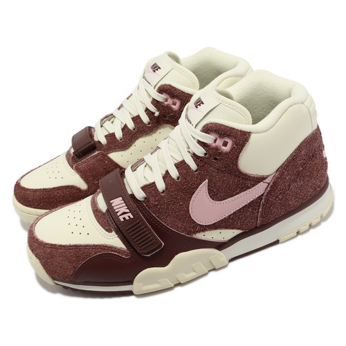 

Nike Air Trainer 1 Suede Dark Pony Red Ivory Men Casual Lifestyle DM0522-201, Цвет слоновой кости, Air Trainer 1