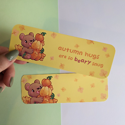 Bristlebearhog Bookmark - Autumn Hugs Bristlebearhog Bookmark - Autumn Hugs