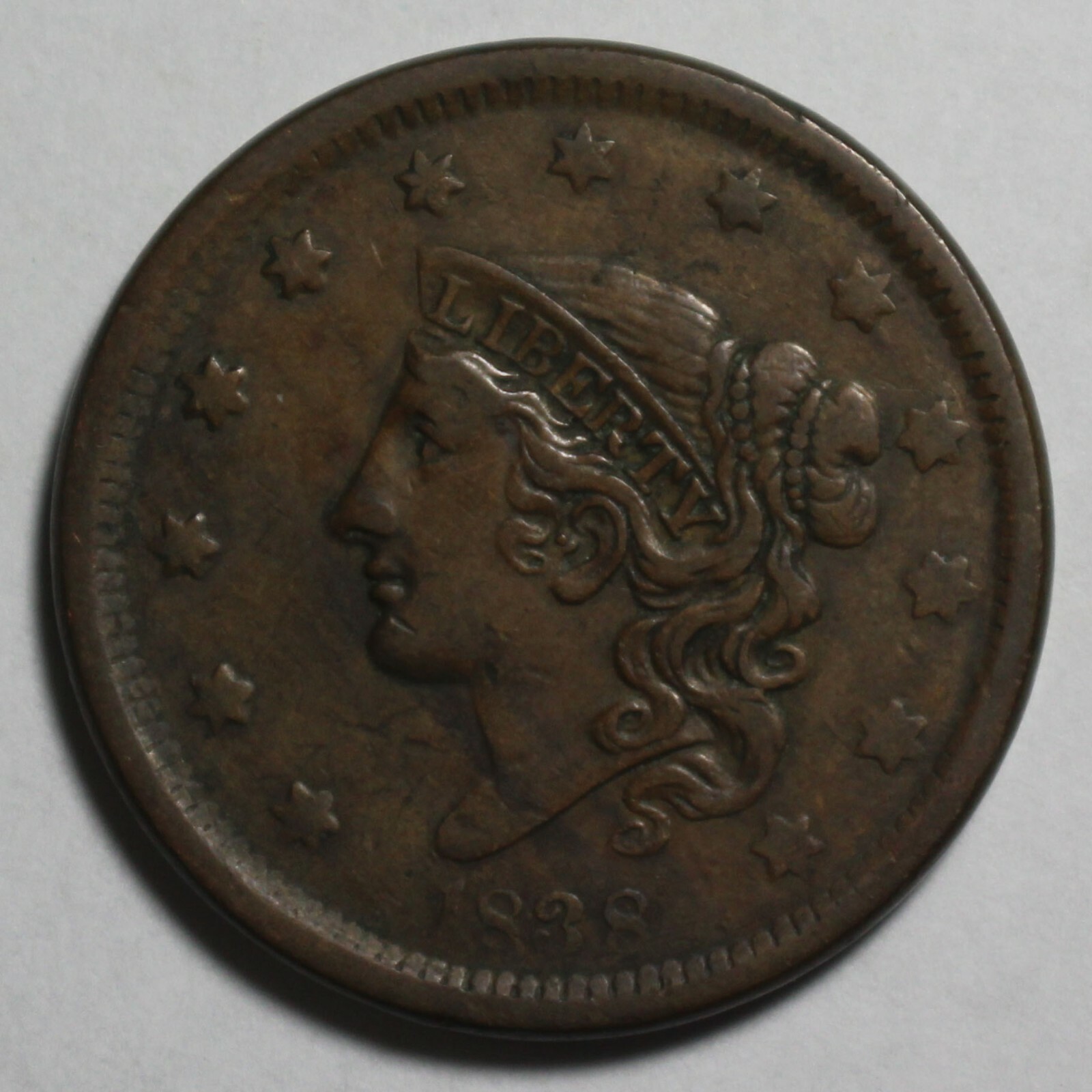 1838 Large Cent WR802 | eBay