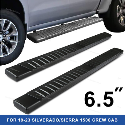 Running Boards fit for 2019-2023 Silverado 1500 Crew Cab 6.5'' Side Step Nerf Bar