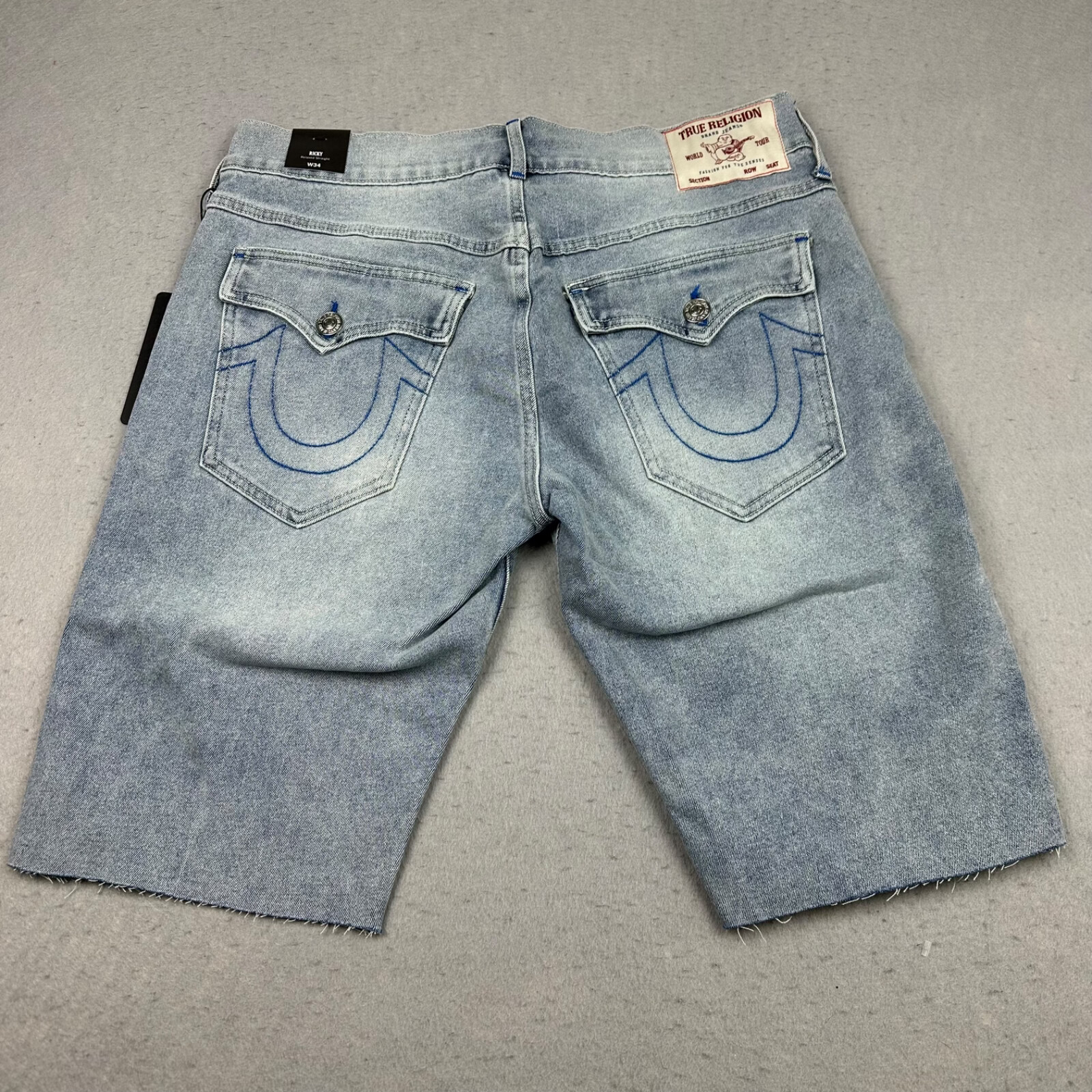 True Religion Shorts Men's 34 Ricky Snap Flap Jean Light True Religion Shorts Men's 34 Ricky Snap Flap Jean Light